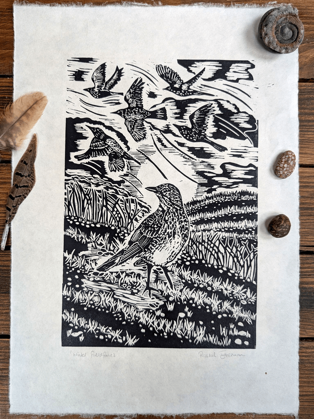 Winter Fieldfares